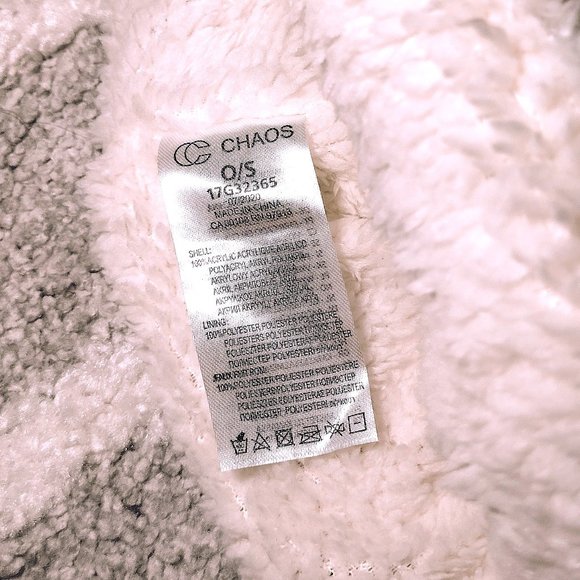 Chaos Women's Pink Knitted Thermal Pom Beanie - Picture 3 of 5